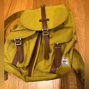 Hershel medium size backpack/purse. leather straps